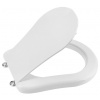 SAPHO RETRO WC sedadlo SoftClose, duroplast, biela/chróm, 108901