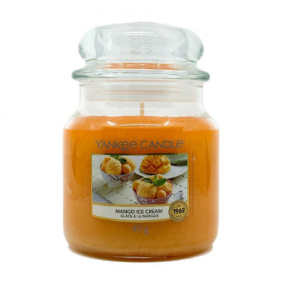 Yankee Candle Mango Ice Cream Medium Jar 411 g