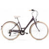 Mestsky bicykel - Romet sonáta eco 28 fialová matná + košík 20