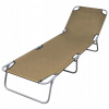 Záhradné lehátko - Vidaxl Deckchair s lakťkami, polystan, šedá (Vidaxl Deckchair s lakťkami, polystan, šedá)