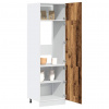 VidaXL Chladnička Old Wood 60x57x207 cm Engineered Wood 856125