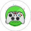 JEDLÝ OBRÁZOK NA TORTU VYTLAČENIE PAD HRÁČ HRY game waflový 20c w5