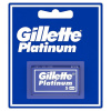 Gillette Double Edge Platinum Čepieľky, 5 Náhradných Holiacich Hlavíc