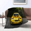 Prikrývka na posteľ - Polyesterová prikrývka 200 x 125 cm (Prikrývka prikrývky na mikrovlákno 150x200cm, Porsche 911 Turbo)