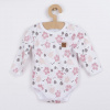 KOALA Dojčenské body s dlhým rukávom Koala Flowers - 80