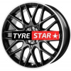 CMS C25 8x18 5x108 ET48 Diamond Rim Black Gloss