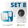 HmIP-SET8 Súprava Zabezpečenia Homematic IP s kamerou Ezviz
