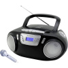 soundmaster SCD5800SW CD-rádio FM USB, kazeta, rádioprehrávač vr. mikrofónu čierna; SCD5800SW