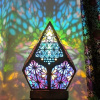 Diamantová, LED dekoračná lampa