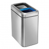 Simplehuman na triedený odpad, 20 l (10/10), otvorený, kartáčovaná nerez oceľ