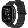 Inteligentné hodinky Apple Watch Ultra 3 GPS + Cellular 49mm čierny titán - čierny oceánsky remienok (MF0J4QC/A)