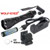 LED Baterka Wolf-Eyes X-Beam Biela XP-L V5 v.2 2017 + UV400 LED Full Set