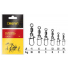 Delphin Rolling swivel with micro snap vel.10 10ks
