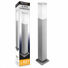 Okrúhly stĺp osvetlenia Masterled E27, 65 cm, čierny (Záhradná lampa 65cm, stojaca, vonkajší stĺpik, E27)
