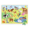 Djeco Skladacie puzzle na farme - Puzzlo FarmAnimo