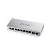 Zyxel GS1200-10 v3, 8 Port Gigabit, 2 x SFP webmanaged Desktop Switch