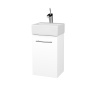 Dreja Skrinka pod umývadlo HOST SZD 35 - M01 Biela mat / Úchytka T02 / M01 Biela mat / Levé
