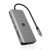 ICY BOX IB-DK4061-CPD Kabel USB 3.2 Gen 1 (3.1 Gen 1) Type-C Šedá