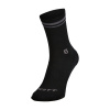 SCOTT Cyklistické ponožky klasické - MERINO CREW - čierna/šedá 39-41