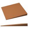 Akustický panel hnedý KLIN skosený 50x50 cm hrúbka 5cm