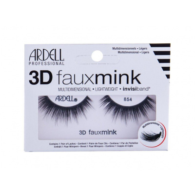 Ardell 3D Faux Mink 854 Black (W) 1ks, Umelé mihalnice