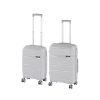 Súprava kufrov na kolieskach TraveLux Voyager V sivá