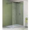 RONAL WALK-IN EASY STR4P 67 100cm pevná sprchová stena samostatná alebo do kombinácie, profil chróm, sklo vertikálne línie, STR4P1005067