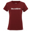 Dámske tričká Tecnifibre Club Cotton Tee - cardinal - Červený (S)