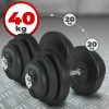 PHYSIONICS sada jednoručných činiek, 2 x 20 kg