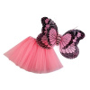 Stoklasa Karnevalový kostým - motýl - 1 růžová sv.