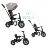 QPLAY Trojkolka Rito air gel (Rubber) Grey, vek 10-72 mesiacov Varianta: grey