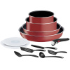 Tefal Ingenio Easy Cook & Clean Sada riadu, 12 ks, červená TEFAL L1529302