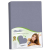 Bellatex Jersey – 180 × 200 × 40 cm – tmavosivá