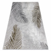 Dywany Łuszczów Koberec ALLURE 8752 Palmové listy - Štrukturálny, štýlový, glamour šedá / zlato