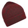 Myrtle beach Pletená čiapka s lemom MB7988 Dark Red one size