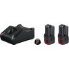 BOSCH - zahrada/dílna Bosch 2×GBA 12V 3,0 Ah + GAL 12V-40 Professional (1.600.A01.9RD)