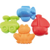 Teddies Formičky Bábovky na piesok 4ks, plast