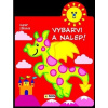 Vybarvi a nalep - Dráček - 2-3 roky