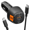 Nabíjačka do auta Spigen Essential 113 W, 2x USB-C PPS PD, USB-A, rýchla