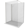 Mexen Kioto walk-in sprchový panel 140 x 70 cm, transparentný, matný nikl - 800-140-212-97-00-070