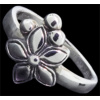 Silver.ag Prsteň strieborný, kvietok R2741