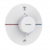 Hansgrohe ShowerSelect Comfort Termostatická batéria pod omietku, na 2 spotrebiče, matná biela 15554700-HG