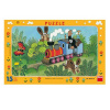 Dino Papierové puzzle Krtko a lokomotíva 15 dielikov
