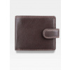 Visconti Pánska Peňaženka Heritage HT9 v Priečnom Formáte z Pravej Kože Tmavohnedá s RFID Ochranou