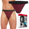 TANGA CORNETTE SLIPS HIGH EMOTION 501 CLARET XL