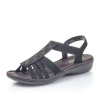 Dámske sandále RIEKER 60870-00 čierna S5 40