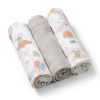 BabyOno Plienky mušelínové Super soft Šedá 3 ks