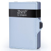 Slimpuro ZNAP Slim Wallet, 12 kariet, priehradka na mince, 8,9 x 1,8 x 6,3 cm (Š x V x H), ochrana RFID (ZNAPPBlueLBlue12)