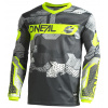 Dres O´Neal Element CAMO sivá/neon-žltá S