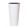 kvetináč 25cm TUBUS SLIM DTUS250-S449 biely plastový PROSPERPLAST